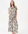 PJS 29049 Kadın Düğmeli Pijama Takım