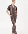 Pjs 29068 Kadın Kısa Kollu Düğmeli Pijama Takım