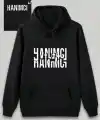 Sevgililer Günü Hanımcı Hediye Baskılı Oversize Kapüşonlu Sweatshirt - Siya