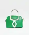 Soley Çimen Yeşili Mat Parlak Kadın El Çantası