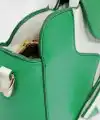 Soley Çimen Yeşili Mat Parlak Kadın El Çantası