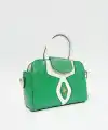 Soley Çimen Yeşili Mat Parlak Kadın El Çantası