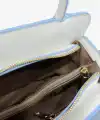 Soley Gök Mavisi Mat Parlak Kadın El Çantası