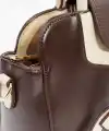 Soley Kahve Mat Parlak Kadın El Çantası