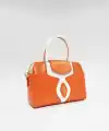 Soley Turuncu Mat Parlak Kadın El Çantası