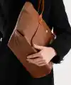 Veronika Taba Yumuşak Deri Kadın Omuz Çantası