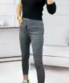 Yüksel Bel Likralı Kot Pantolon (Gri)