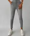 Yüksel Bel Likralı Kot Pantolon (Gri)