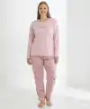 Boyraz 0261 Kadın Sandy Battal Uzun Kol Pijama Takımı