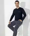 Boyraz 0405 Erkek Uzun Kol Pijama Takımı