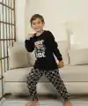 Kapitex 7101 Erkek Çocuk Uzun Kol Pijama Takımı