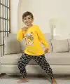 Kapitex 7101 Erkek Çocuk Uzun Kol Pijama Takımı