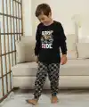 Kapitex 7101 Erkek Çocuk Uzun Kol Pijama Takımı