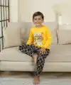 Kapitex 7101 Erkek Çocuk Uzun Kol Pijama Takımı