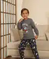 Kapitex 7114 Erkek Çocuk Uzun Kol Pijama Takımı