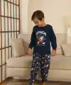 Kapitex 7114 Erkek Çocuk Uzun Kol Pijama Takımı