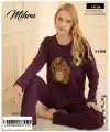 Mihra 19104 Kadın Uzun Kol Pijama Takımı