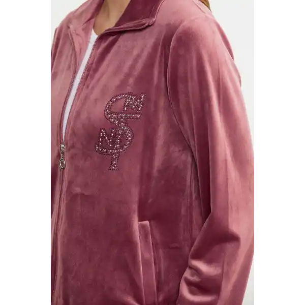 Sementa 76387 Fermuarlı Kadife Tunik Eşofman Takım
