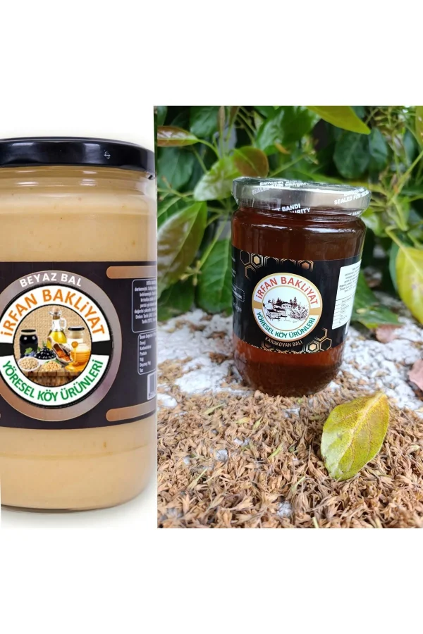 Beyaz Bal 850 gr - Karakovan Balı Süzme 850 Gr.; Net 1700 Gr.