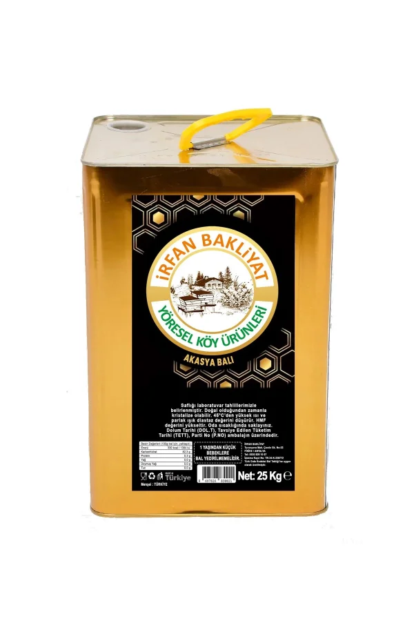 Akasya Balı Net 25 Kg Teneke