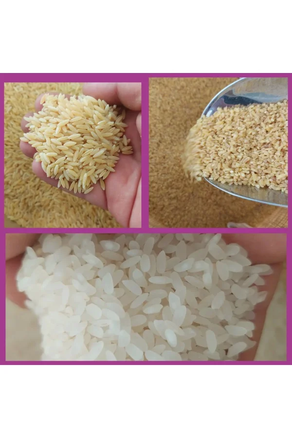 Köy bulguru 1kg ,pirinç 1 kg, şehriye 1 kg ( doğal ve katkısız)