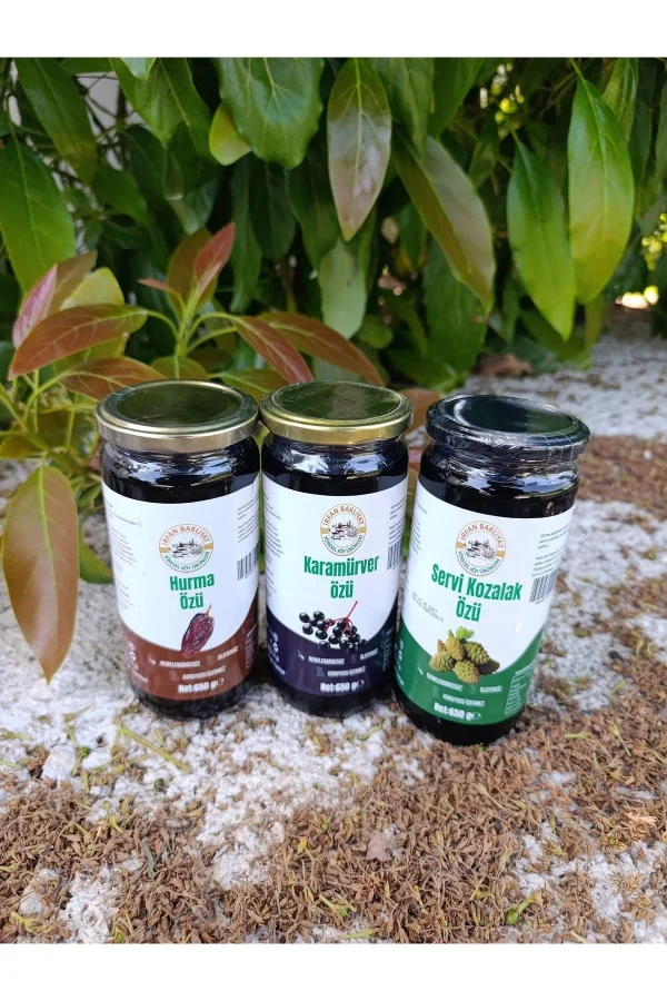 Kozalak Özü 650 gr Hurma Özü 650 gr Karamürver Özü 650 gr
