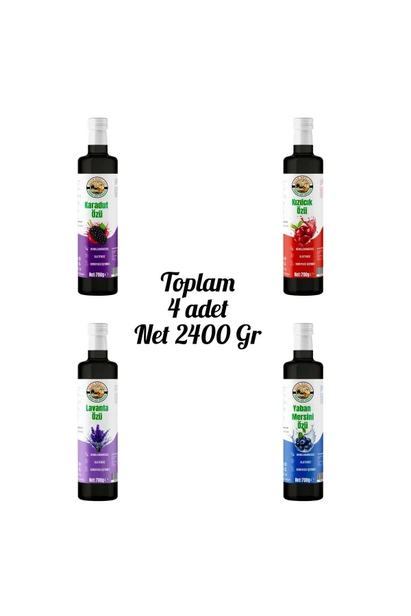 Yaban Mersini Özü,lavanta Özü, Karadut Özü,, Kızılcık Özü