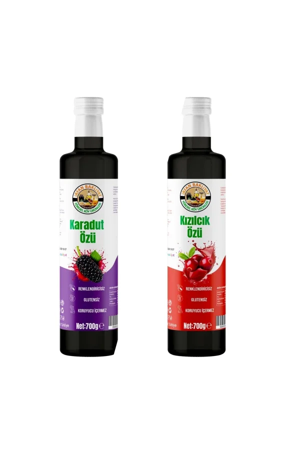 Karadut Özü 700 gr Kızılcık Özü 700 gr