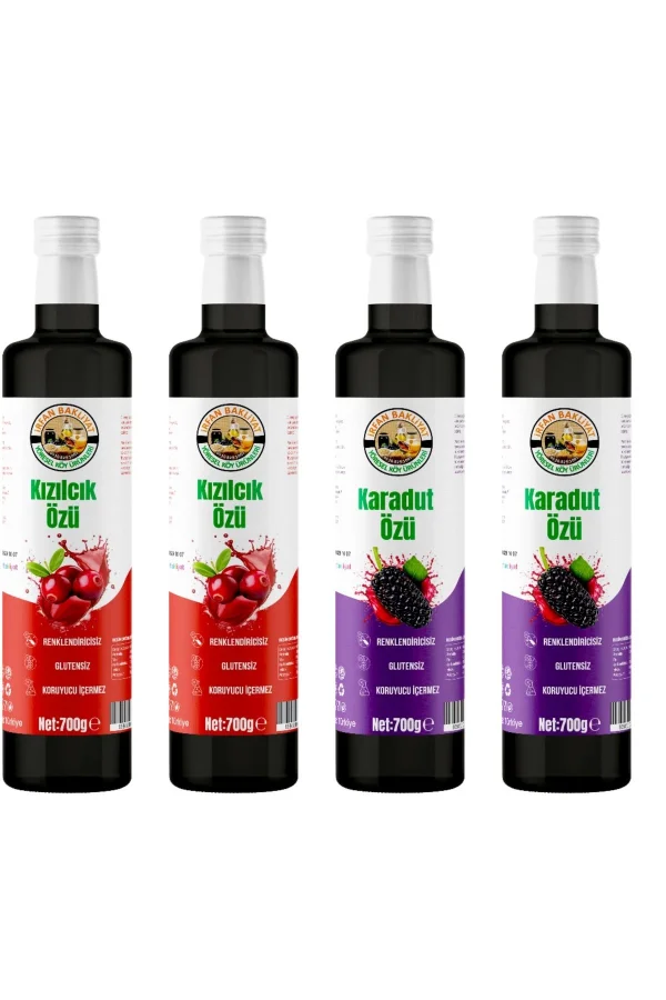 Kızılcık Özü 1400 gr Karadut Özü 1400 gr