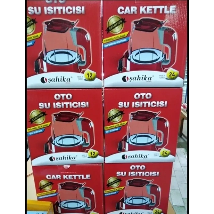 12V OTOMATİK ARAÇ OTO KETTLE SU ISITICISI ÇAKMAKLIK FİŞLİ (5047)