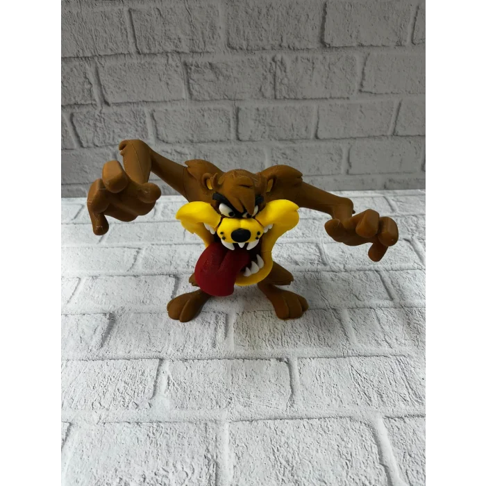 15 cm Tazmanya Canavarı Figürü Çizgi Karakter Koleksiyonluk Biblo