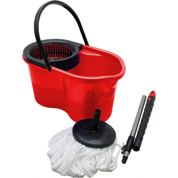 18LT---KUTULU---OTOMATİK DÖNERLİ KOVA MOP TEMİZLİK SETİ (5047)