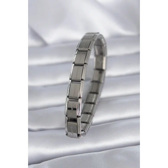 316L Çelik Gümüş Renk Yazılı Nomination Model Kadın Bileklik