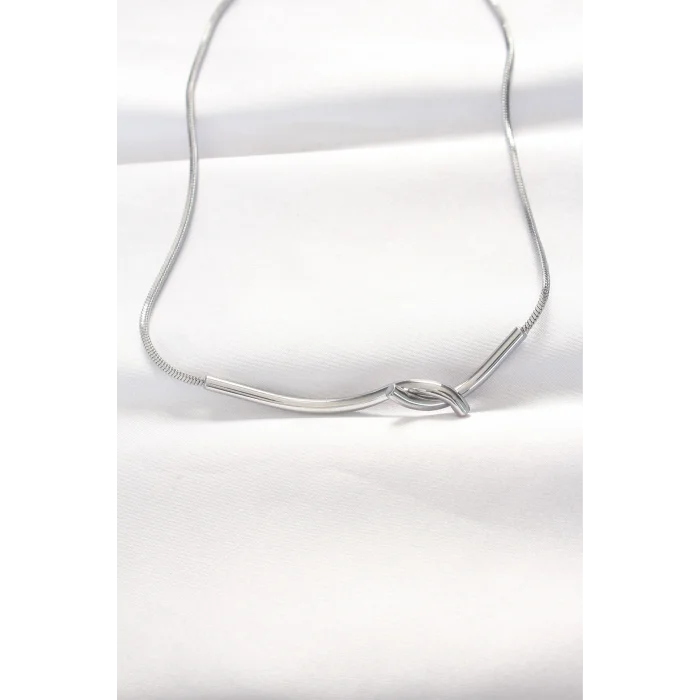 316L Çelik Silver Renk Kolye