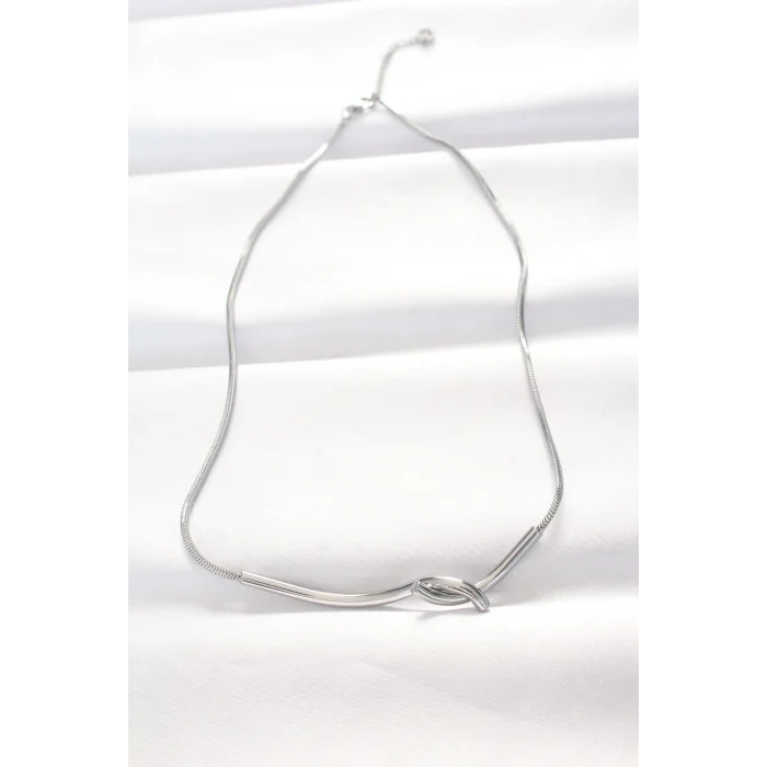 316L Çelik Silver Renk Kolye