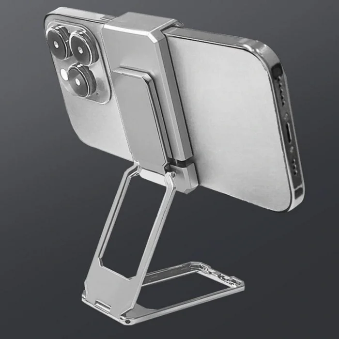 360 derece Dönen Tüm Telefon Tipleri İle Uyumlu Metal Telefon Standı Braket (5047)