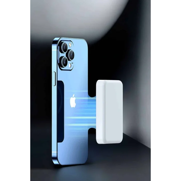5000 Mah İOS Uyumlu Magsafe Kablosuz Şarj Hızlı Şarj Desteği