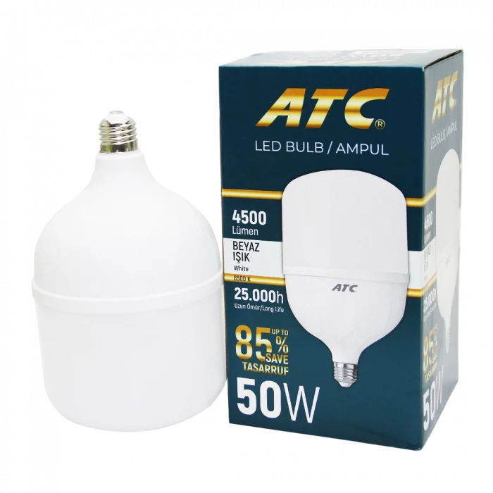 50W TORCH LED BULB AMPUL BEYAZ E27 (5047)