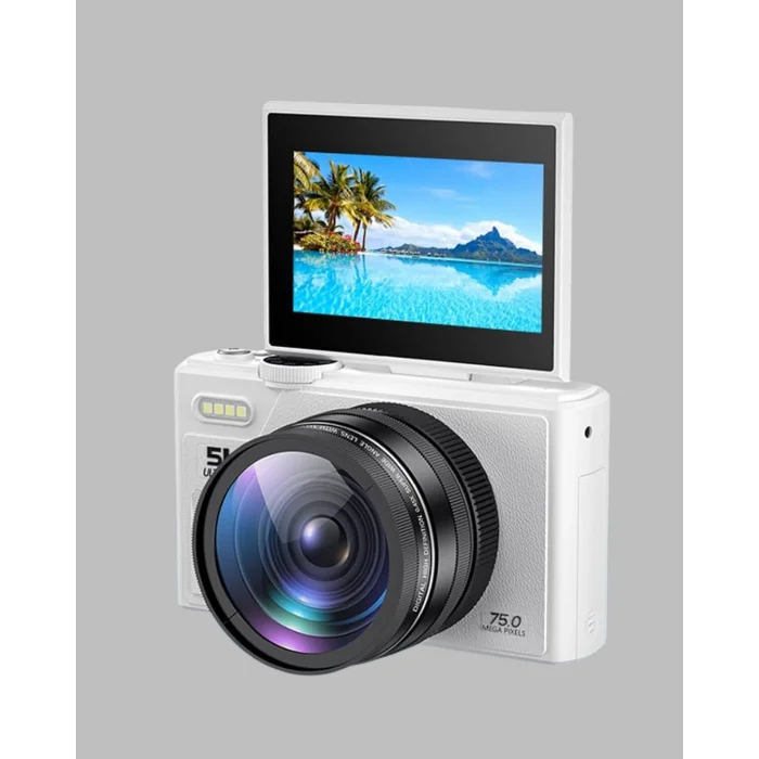 5K UHD Dijital Kamera WiFi Bağlantılı Otofokus 18x Zoom Taşınabilir