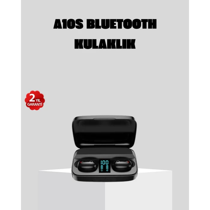 A10s Kablosuz Bluetooth Kulaklık – 1800mAh Powerbank, Otomatik Eşleşme, iOS/Android Uyumlu