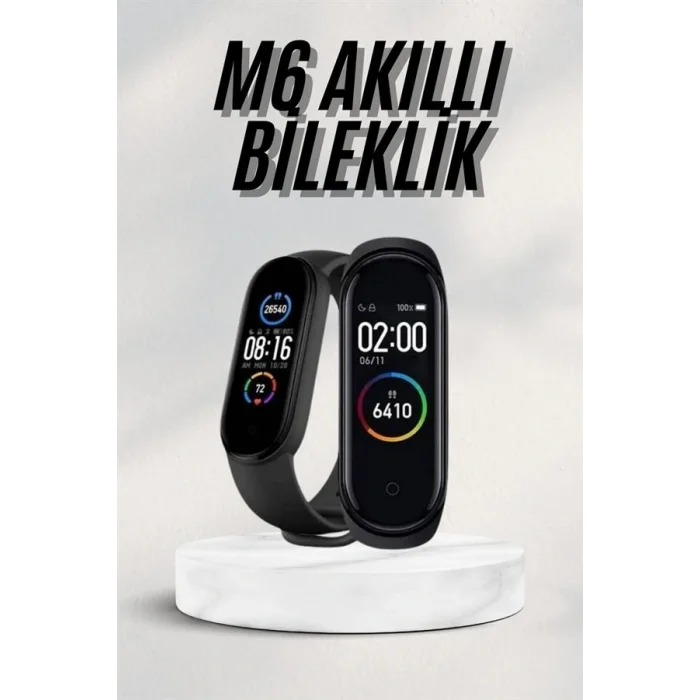 Akıllı Bileklik Android ve İOS Uyumlu Bildirim ve Çağrı Görme Spor Takibi