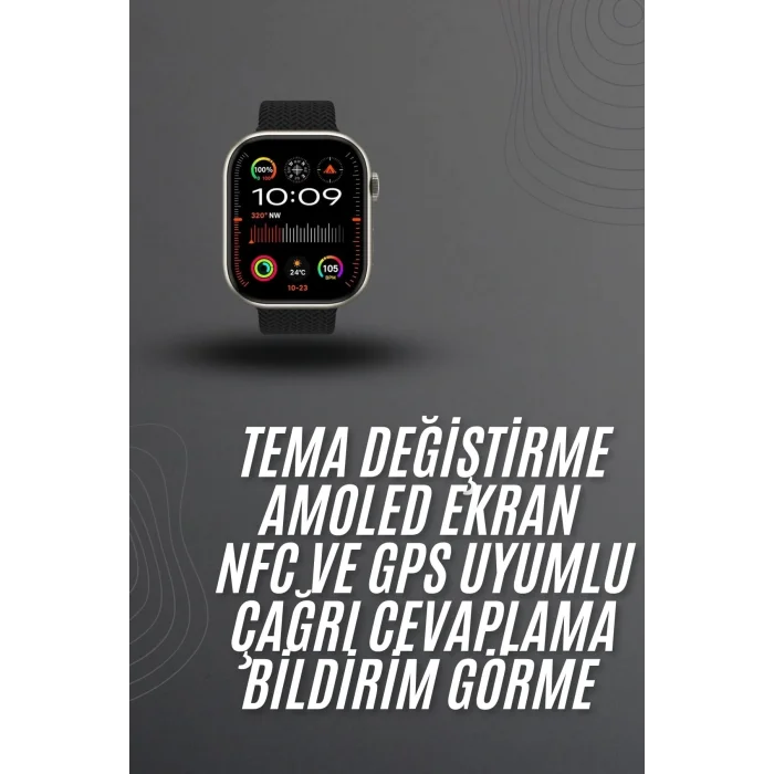 Akıllı saat 2.02 inch Nabız Ölçer Arama Konuşma Müzik Dinleme