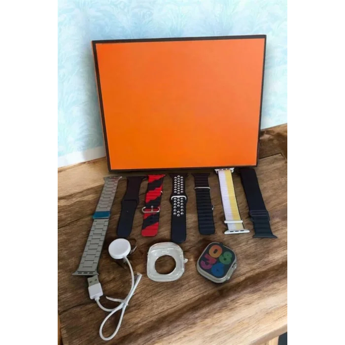 Akıllı Saat 7 Farklı Kordonlu Arama Cevaplayan Bildirim GPS Özelliği