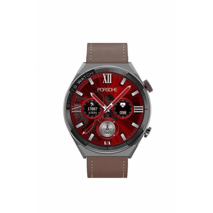 Akıllı Saat Çelik Kordon Çağrı Cevaplama Amoled Ekran Titreşimli Uyku ve Sağlık Takibi