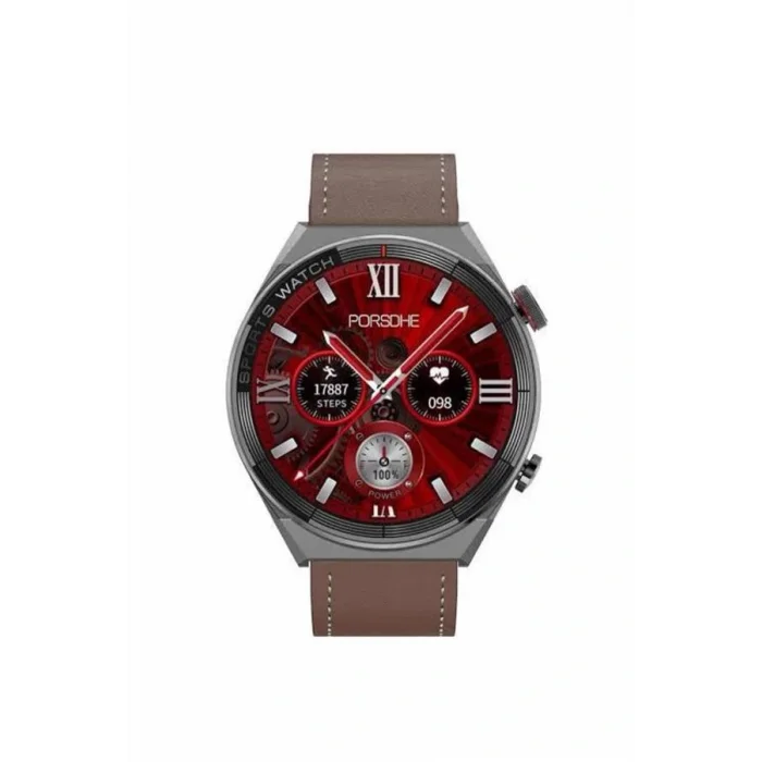 Akıllı Saat Çelik Kordon Çağrı Cevaplama Amoled Ekran Titreşimli Uyku ve Sağlık Takibi