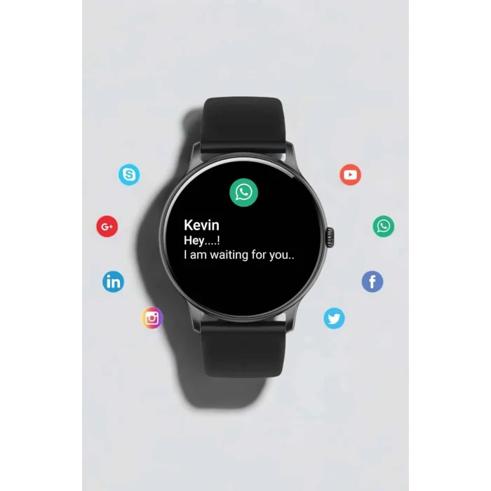 Akıllı Saat Çok Fonksiyonlu Sesli Görüşme NFC Uyumlu Amoled Ekran