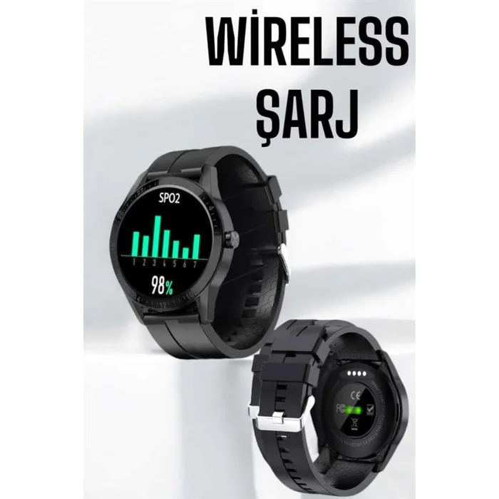 Akıllı Saat Çok Fonksiyonlu Sesli Görüşme NFC Uyumlu Amoled Ekran