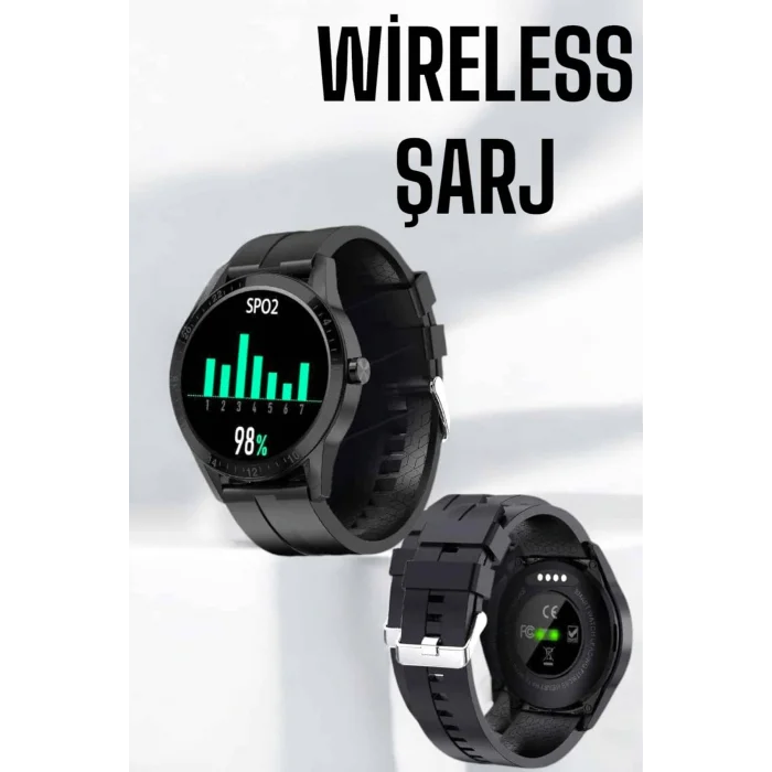 Akıllı Saat Çok Fonksiyonlu Sesli Görüşme NFC Uyumlu Amoled Ekran