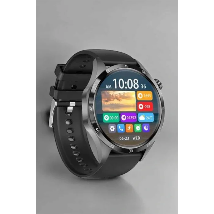 Akıllı Saat Metal Kordonlu GPS ve NFC Uyumlu Arama Cevaplayan