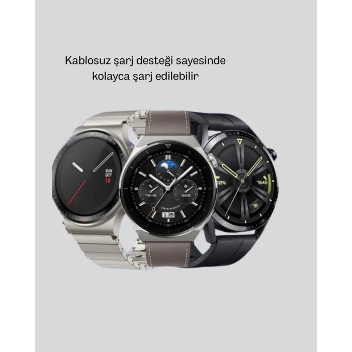 Akıllı Saat NFC – Bluetooth Arama ve Kablosuz Şarj Özellikli